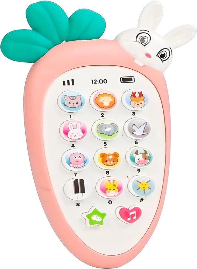 HDA GROUP Musical Toy Phone for Kids, Smart Light Rabbit Design (Multicolor) - Image 2